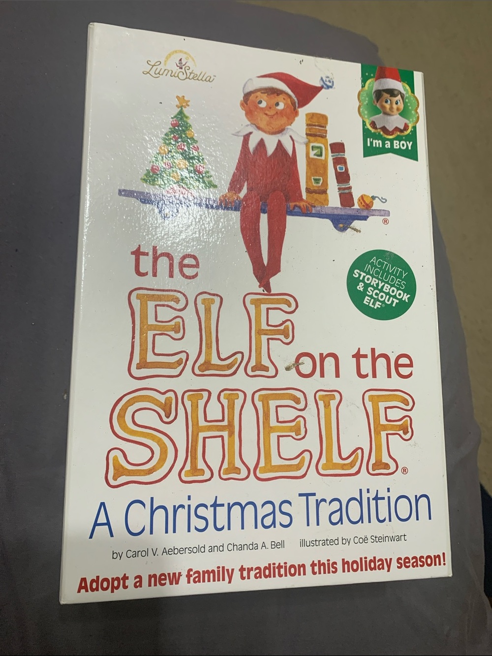 The Elf on the Shelf Holiday Book - Red Elf (Boy) by LumStella